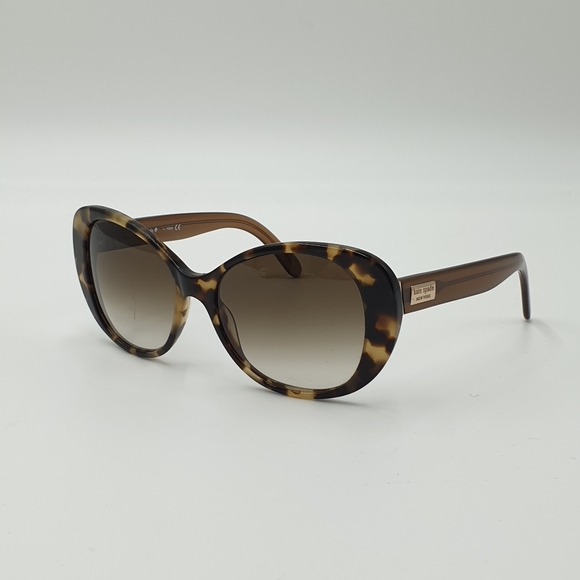 kate spade Accessories - Kate Spade Brown Arcylic Round Frame Brown Lens Sunglasses.